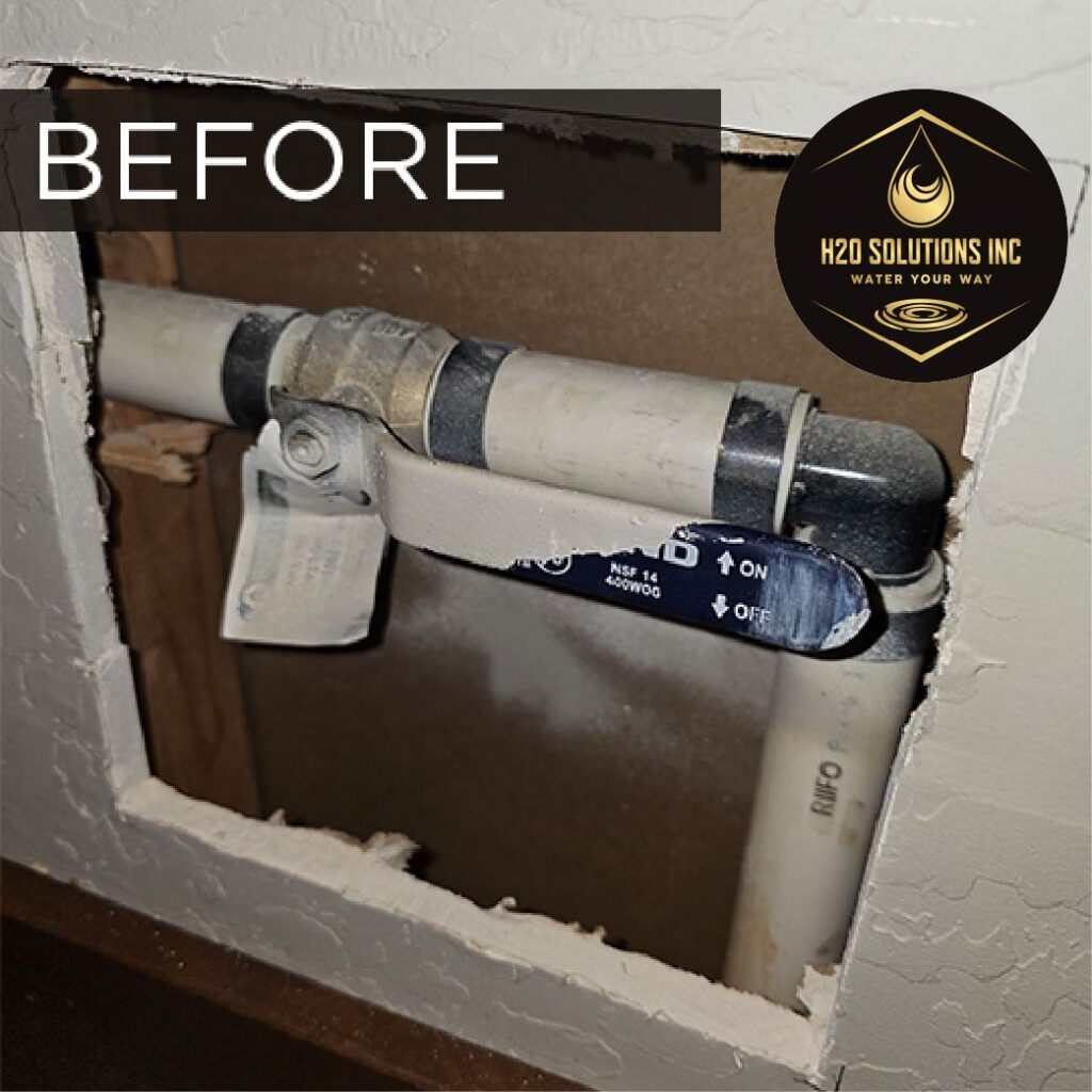 Before photo of an install completed in November of 2025