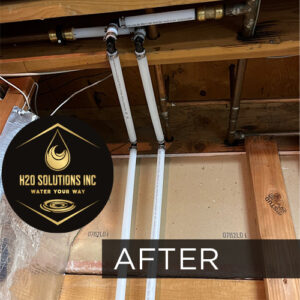 H2O Solutions install after photo completed in November of 2025