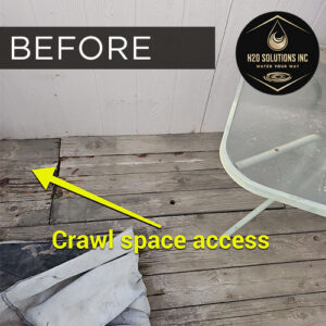 H2O Solutions EcoWater whole-home water softening system before installation plumbing photo